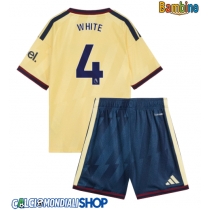 Maglie da calcio Arsenal Ben White #4 Terza Maglia Bambino 2026-27 Manica Corta + Pantaloni corti)